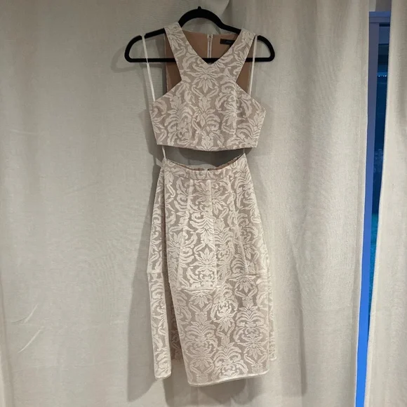 BCBGMaxAzria | Dresses | Bcbg Maxazria White Lace Two Piece Midi Dress | Poshmark BCBGMaxAzria | Dresses | Bcbg Maxazria White Lace Two Piece Midi Dress | Poshmark